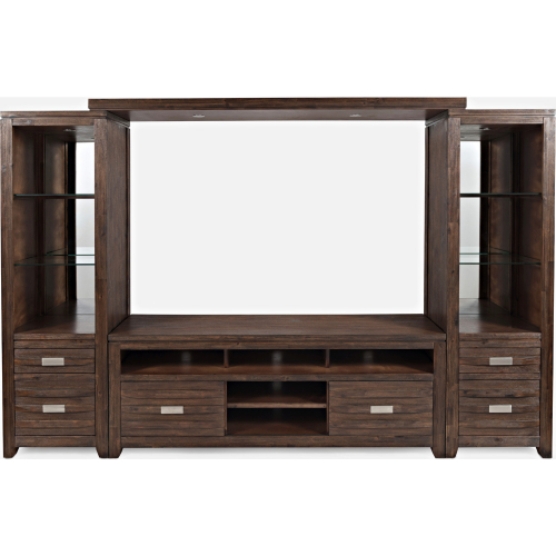 Altamonte 4PC Entertainment Center w/ 60" Center in Brushed Walnut